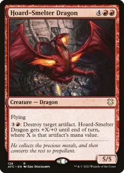 Hoard-Smelter Dragon (128/359) Adventures in the Forgotten Realms Commander NM - Image 1
