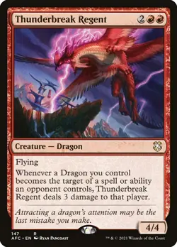 Thunderbreak Regent (147/359) Adventures in the Forgotten Realms Commander LP - Image 1