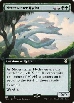 MTG Neverwinter Hydra (310/359) Adventures in the Forgotten Realms Commander LP - Image 1