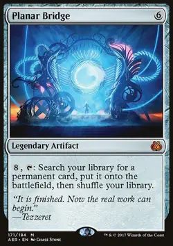 MTG Magic the Gathering Planar Bridge (171/201) Aether Revolt LP - Image 1