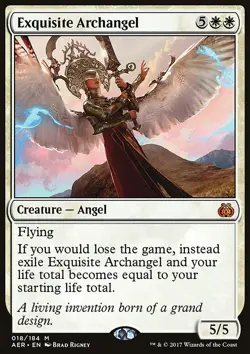 MTG Magic the Gathering Exquisite Archangel (18/201) Aether Revolt LP - Image 1