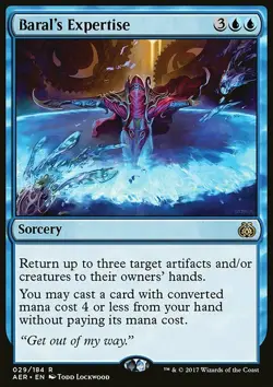 Magic the Gathering MTG Baral's Expertise (29) Aether Revolt LP - Image 1