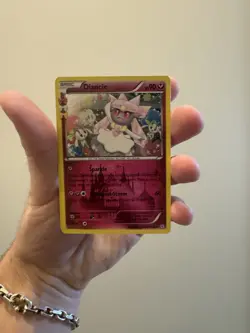 Diancie RC22/RC32 Radiant Collection Reverse Holo Pokemon Card NM - Image 1