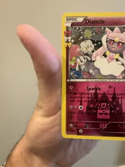 Diancie RC22/RC32 Radiant Collection Reverse Holo Pokemon Card NM - Image 3
