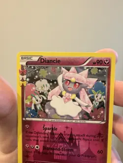 Diancie RC22/RC32 Radiant Collection Reverse Holo Pokemon Card NM - Image 5
