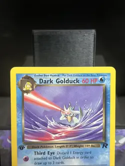 Pokemon Card Dark Golduck 37/82 Team Rocket 1st Edition Uncommon LP - Image 2