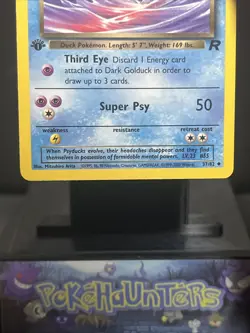 Pokemon Card Dark Golduck 37/82 Team Rocket 1st Edition Uncommon LP - Image 3