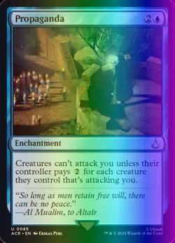 MTG Magic the Gathering Propaganda (85/315) Assassin's Creed LP FOIL - Image 1