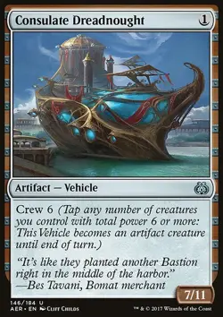 MTG Magic the Gathering Consulate Dreadnought (146/201) Aether Revolt NM - Image 1