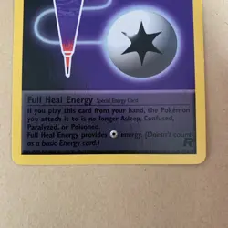 Pokemon Full Heal Energy 81/82 Team Rocket - 1st Edition - NM/ LP - Image 3