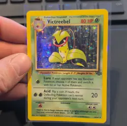 Pokemon Victreebel Jungle 14/64 Holo Rare Unlimited 80HP Stage 2 English - Image 1