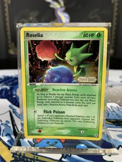 Pokemon Card Ex Legend Maker Roselia 42/92 2006 Reverse Stamped Holo - Image 1