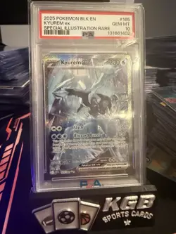 2025 Pokemon Black Bolt Kyurem ex #165 Special Illustration Rare PSA 10 Gem Mint - Image 1