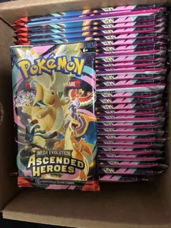 30x Pokemon TCG Ascended Heroes Booster Packs Lot - New Sealed Loose - Image 1