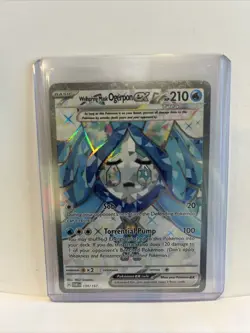 NM Pokemon Twilight Masquerade Wellspring Mask Ogerpon EX Ultra Rare FA 194 - Image 1
