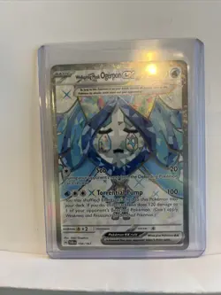 NM Pokemon Twilight Masquerade Wellspring Mask Ogerpon EX Ultra Rare FA 194 - Image 2