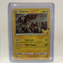 Pokemon TCG Zekrom 10/25 Celebrations Near Mint (NM) - Image 1