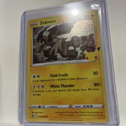 Pokemon TCG Zekrom 10/25 Celebrations Near Mint (NM) - Image 2
