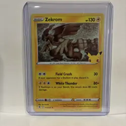 Pokemon TCG Zekrom 10/25 Celebrations Near Mint (NM) - Image 4