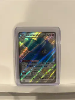 218/091 Glimmora ex Shiny Ultra Rare Full Art Pokemon TCG Paldean Fates - Image 3