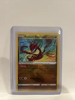 Radiant Eternatus 105/159 Holo Ultra Rare Pokemon 2023 Crown Zenith NM/M - Image 1