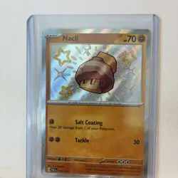 Nacli Shiny Rare Pokemon TCG Paldean Fates 176/091 - Image 2