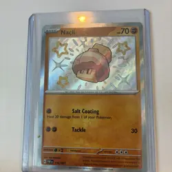 Nacli Shiny Rare Pokemon TCG Paldean Fates 176/091 - Image 3