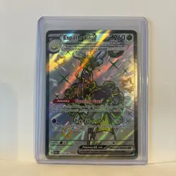 💥 Pokemon TCG Espathra EX Paldean Fates 214/091 Holo Shiny Ultra Rare - Image 2