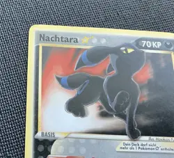 2007 GERMAN POKEMON EX POP SERIES 5 UMBREON GOLD STAR NACHTARA 17/17 LP/NM! - Image 3