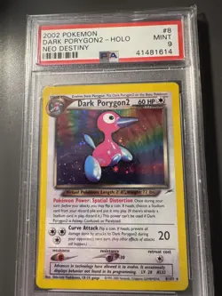 Dark Porygon2 #8 Pokemon Neo Destiny Holo PSA 9 - Image 1