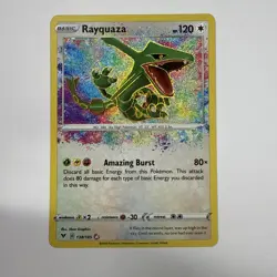 Pokemon TCG Rayquaza Amazing Rare, Vivid Voltage 138/185, Mint Condition - Image 1