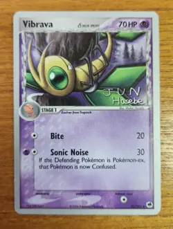 Uncommon Vibrava Pokemon Card, Dragon Frontiers Set 42/101 - World Championships - Image 1