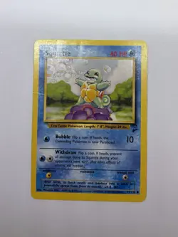 Vintage Pokemon Card - 2000 Pokemon TCG - Base Set 2 Squirtle 93/130 MP/HP - Image 1