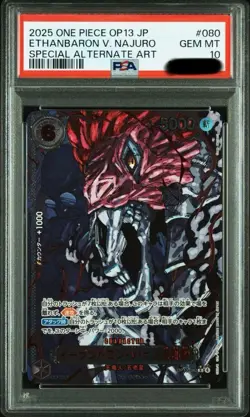 PSA 10 One Piece God Pack 6 Card Japanese Holo OP13 Five Old Saints Parallel - Image 3