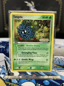 Pokemon Card Ex Legend Maker Tangela 44/92 2006 Reverse Stamped Holo - Image 1