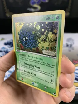 Pokemon Card Ex Legend Maker Tangela 44/92 2006 Reverse Stamped Holo - Image 2