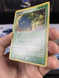 Pokemon Card Ex Legend Maker Tangela 44/92 2006 Reverse Stamped Holo - Image 4
