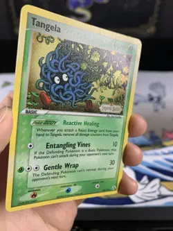 Pokemon Card Ex Legend Maker Tangela 44/92 2006 Reverse Stamped Holo - Image 5