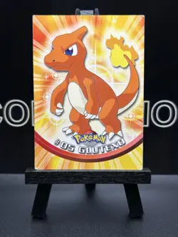 Charmeleon #05 - BLUE Logo - Regular - SERIES 1 - TOPPS POKEMON CARD - German LP - Image 2