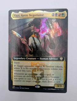 Vazi, Keen Negotiator Extended Art Streets of New Capenna 110 - English/NM MTG - Image 1