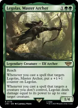 MTG Legolas, Master Archer [The Lord of the Rings: Tales of Middle-Earth] Foil N - Image 1