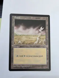 Magic MTG - PLAINS D Mirage Basic Land 1996 - Mint - Image 1