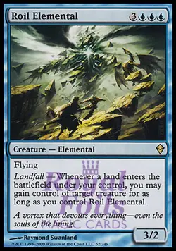 Roil Elemental 1x FOIL ZEN MTG Zendikar Rare MINT blue - Image 1