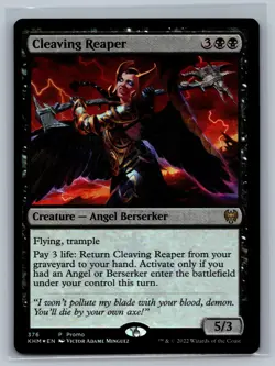 Magic MTG Media Promos Cleaving Reaper #376 Promo Foil TCG CCG - Image 1