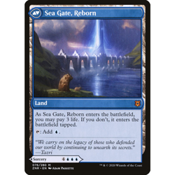 MTG \ >>>Sea Gate Restoration // Sea Gate, Reborn - Zendikar Rising<<< // Zendi - Image 2