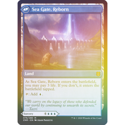 MTG \ >>>Sea Gate Restoration // Sea Gate, Reborn - Zendikar Rising<<< // Zendi - Image 4