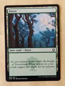 FOREST BASIC LAND-MTG: ADVENTURES IN THE FORGOTTEN REALMS-279/281 - Image 1