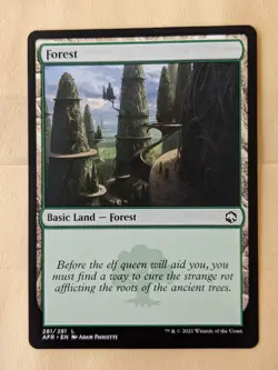 FOREST BASIC LAND-MTG: ADVENTURES IN THE FORGOTTEN REALMS-281/281 - Image 1