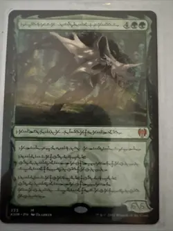 MTG Vorinclex, Monstrous Raider Phyrexian Mythic Creature Card 333 Kaldheim - Image 1