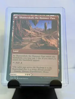 Shatterskull Smashing Zendikar Rising Regular Hammer Pass on Reverse MTG - Image 2